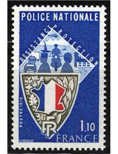 FRANCIA 1976 Polizia nazionale MNH**