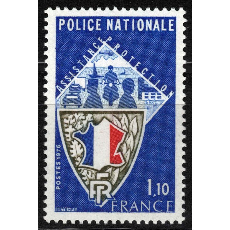 FRANCIA 1976 Polizia nazionale MNH**