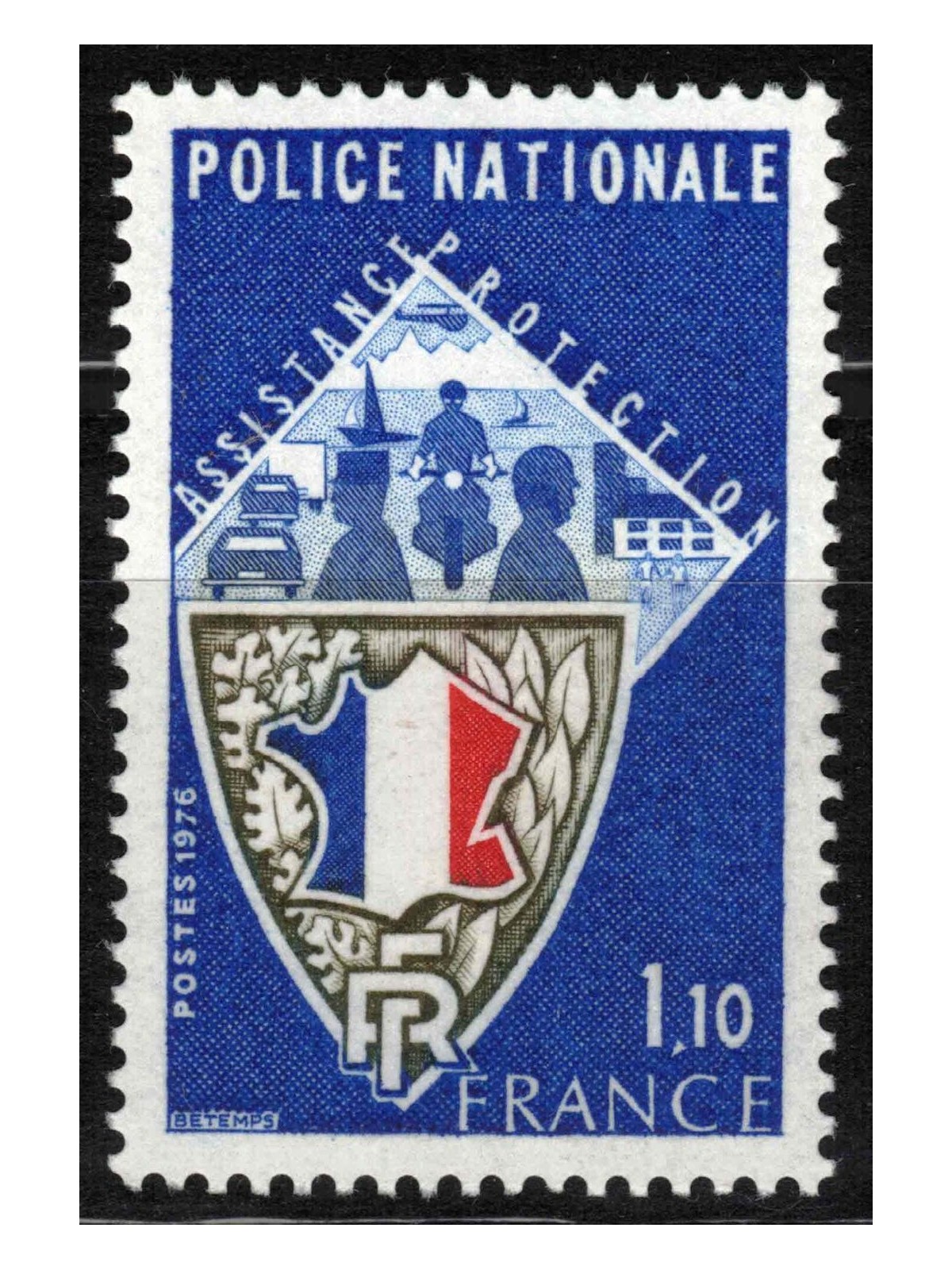 FRANCE 1976 National Police MNH**