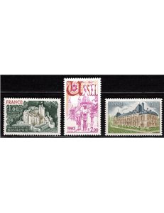 FRANCE 1976 Tourist series 3v MNH**