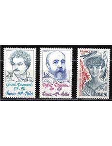 FRANCE 1976 Pro Red Cross (characters) 3v MNH**