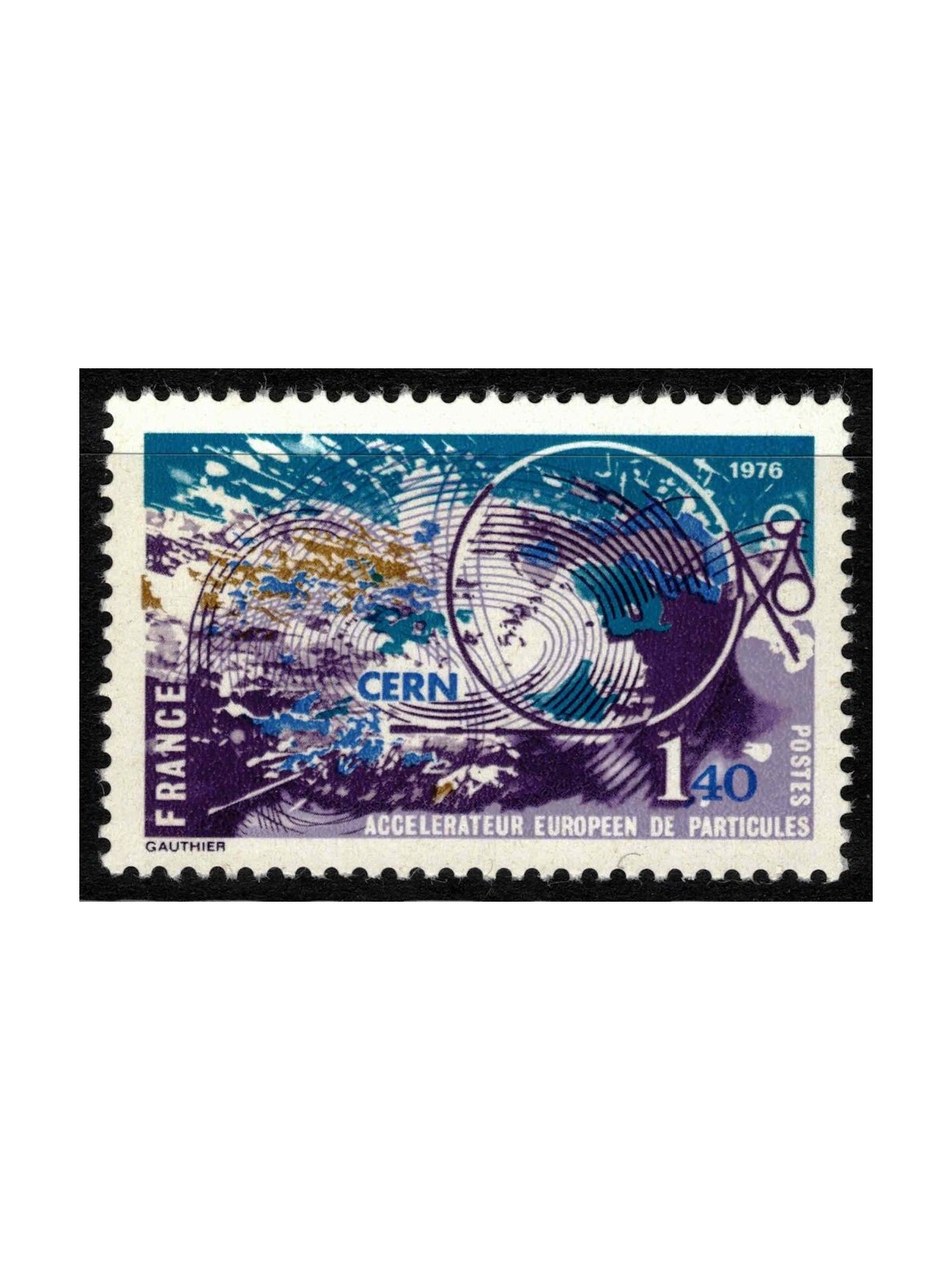 FRANCIA 1976 Centro europeo di ricerche nucleari MNH**