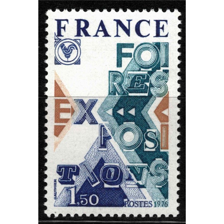 FRANCE 1976 Fairs and Exhibitions MNH**