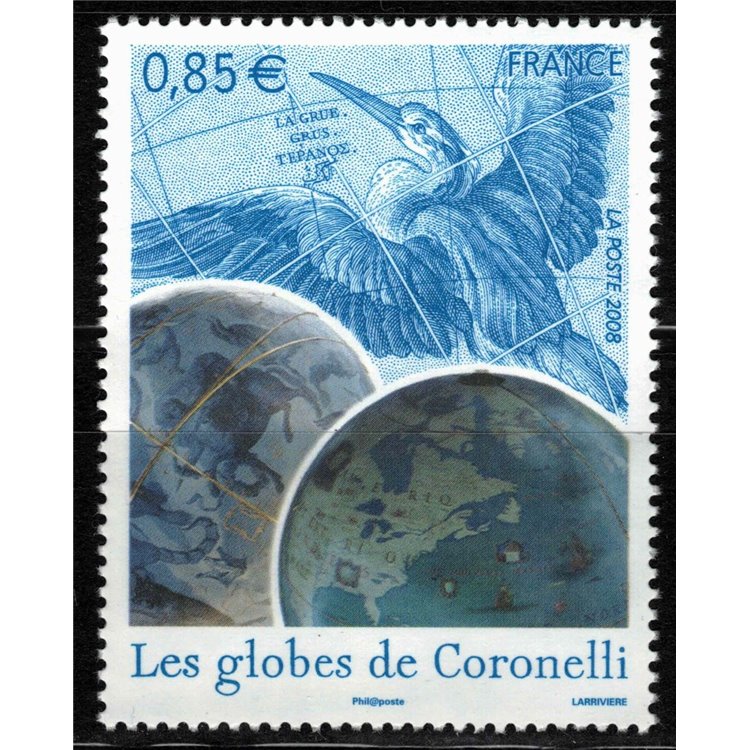 FRANCE 2008 Art (Coronelli Globes) MNH**