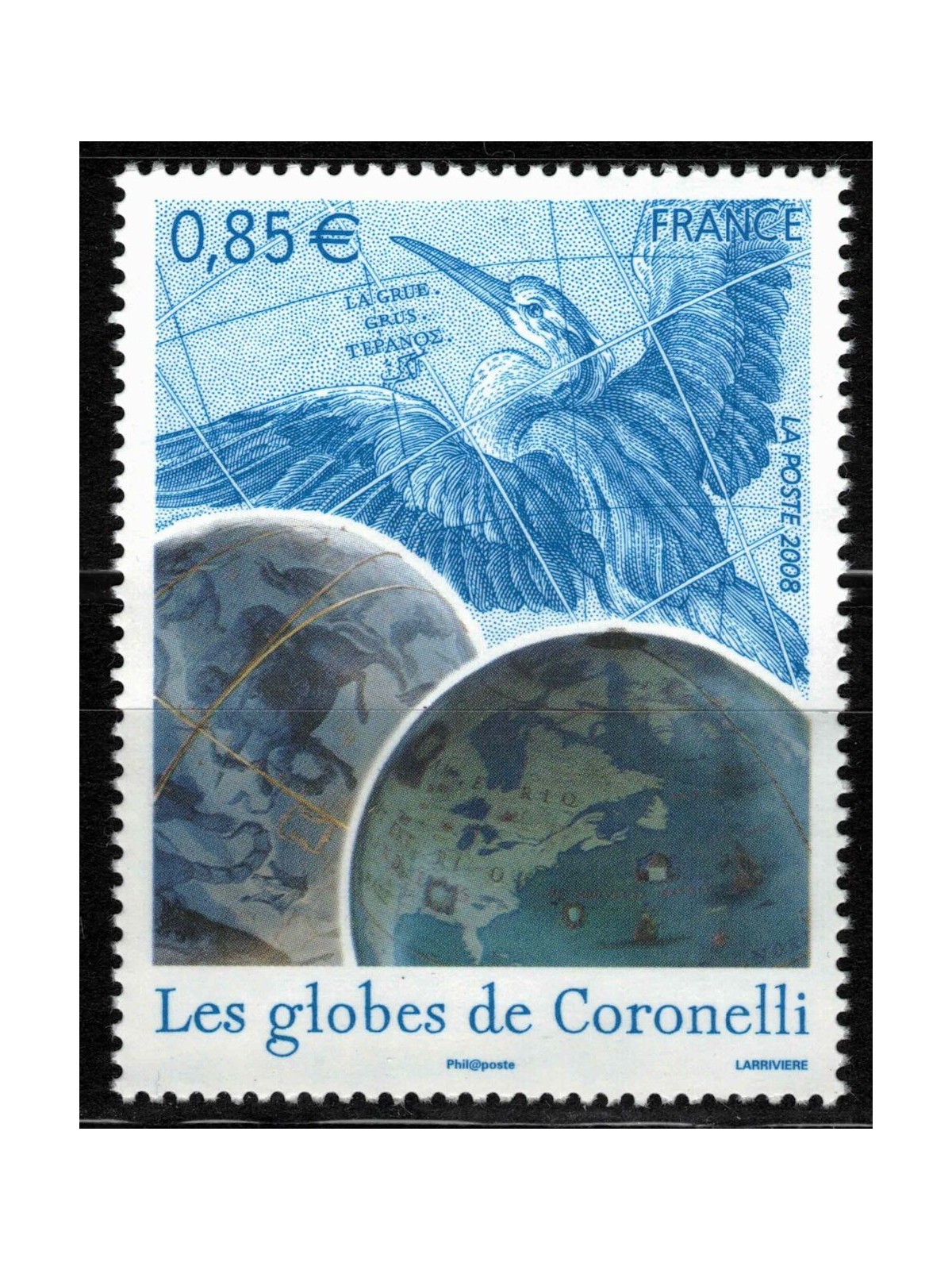 FRANCIA 2008 Arte (Globi di Coronelli) MNH**
