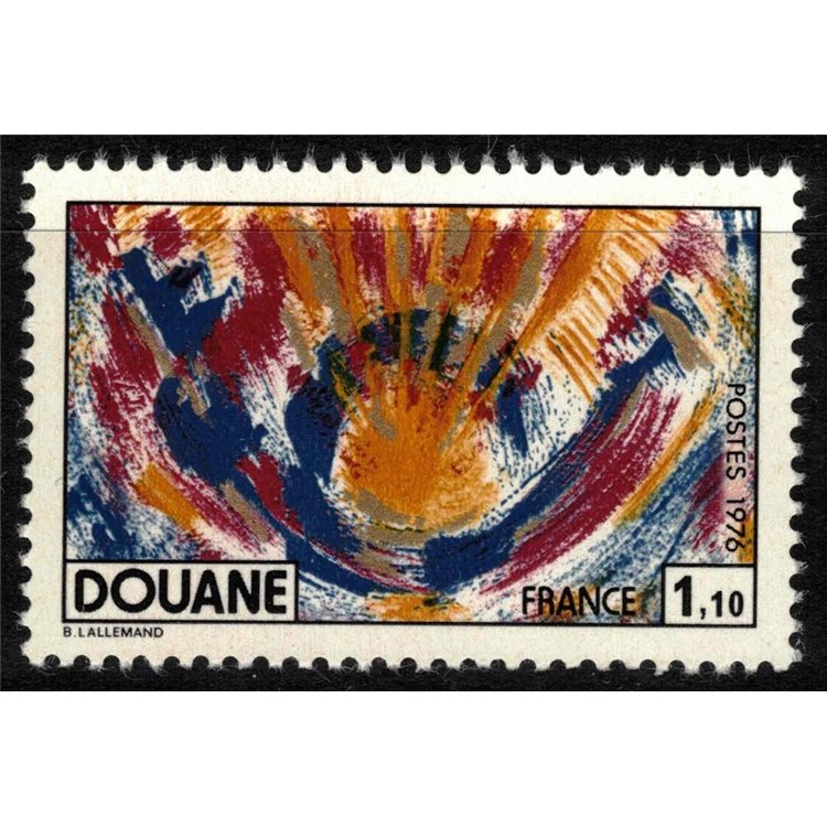 FRANCIA 1976 La dogana MNH**