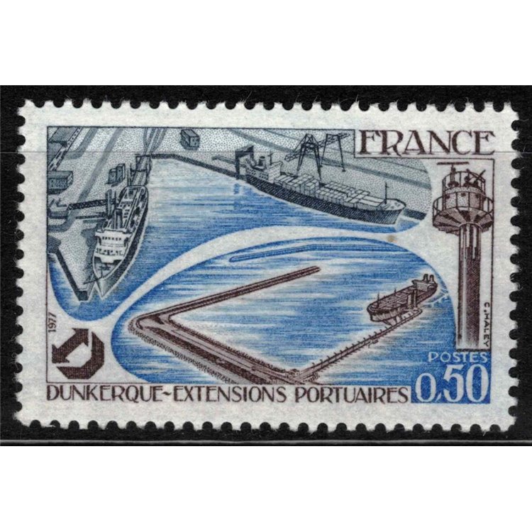 FRANCE 1977 Port of Dunkirk MNH**