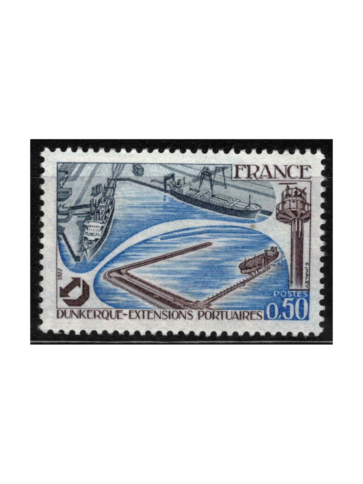 FRANCE 1977 Port of Dunkirk MNH**