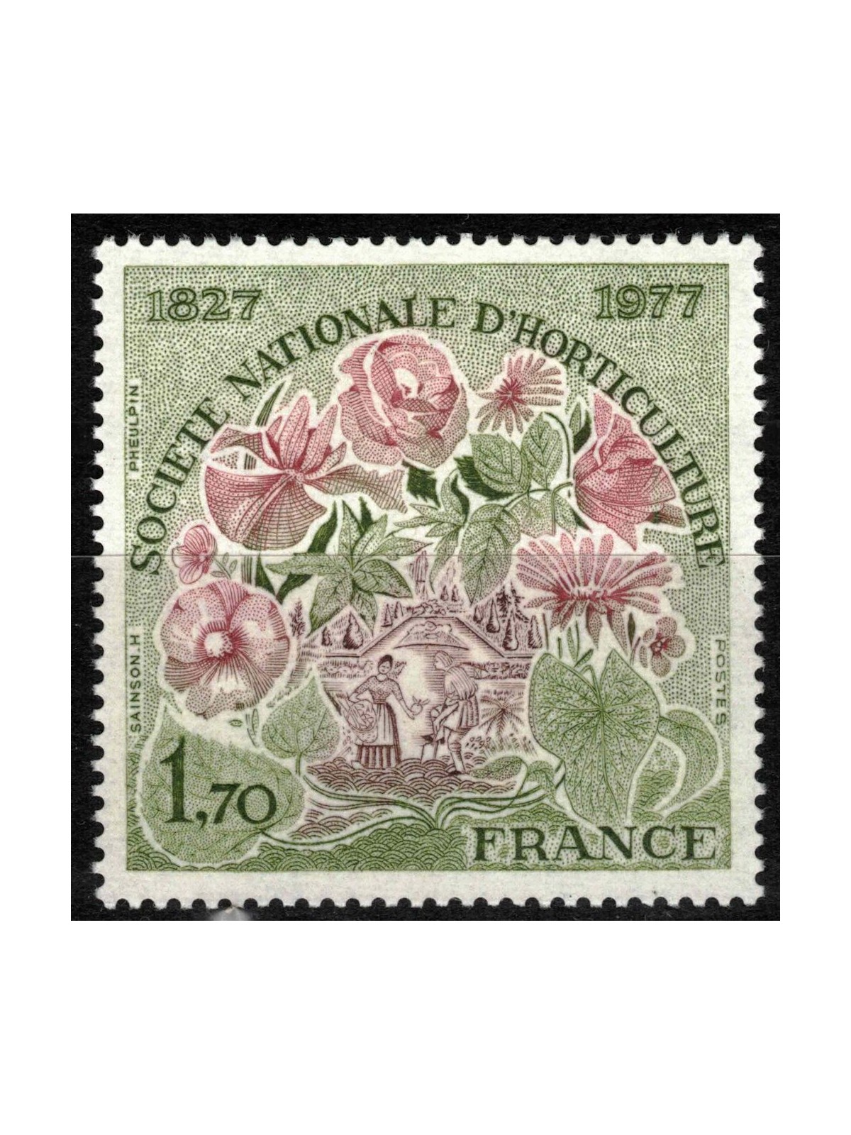 FRANCE 1977 National Horticultural Society MNH**
