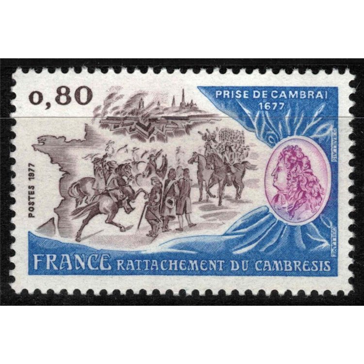 FRANCE 1977 Conquest of Cambrai MNH**