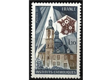 FRANCE 1977 Catholic Institutes MNH**