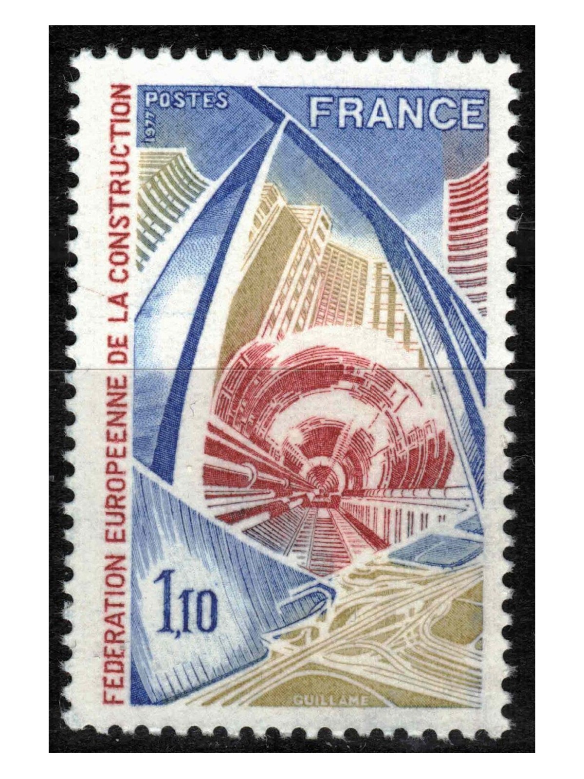 FRANCE 1977 European Construction Federation MNH**