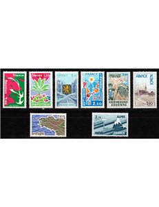 FRANCIA 1977 Le Regioni Francesi 8v MNH**