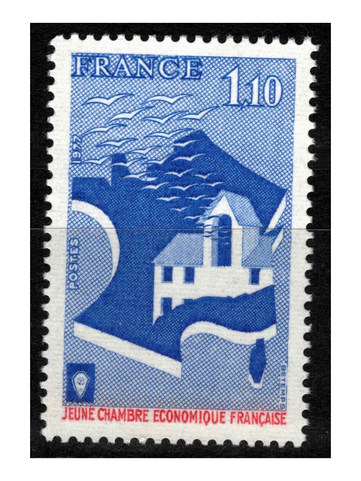 FRANCIA 1977 Camera dei giovani economisti MNH**