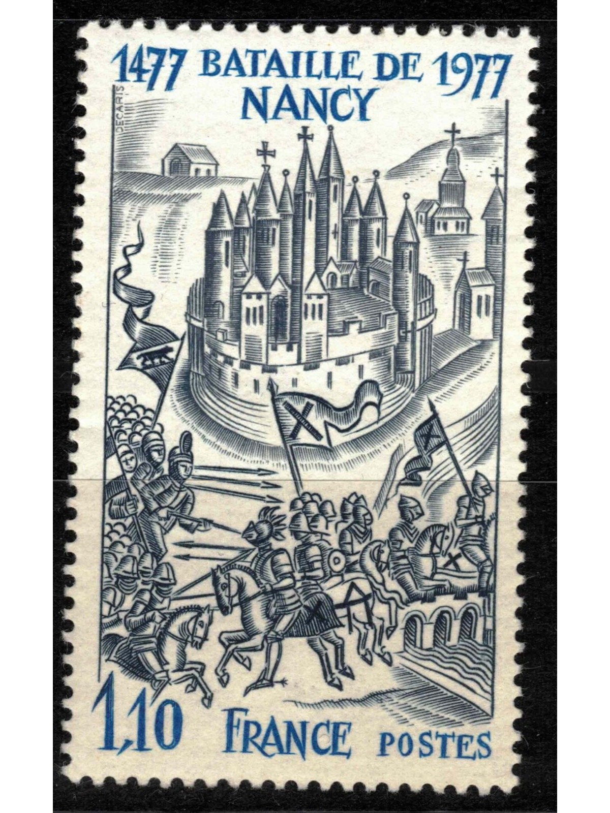 FRANCE 1977 Battle of Nancy MNH**