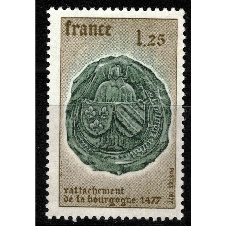 FRANCIA 1977 Annessione della Borgogna MNH**