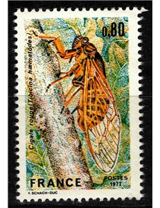 FRANCIA 1977 Protezione della natura MNH**