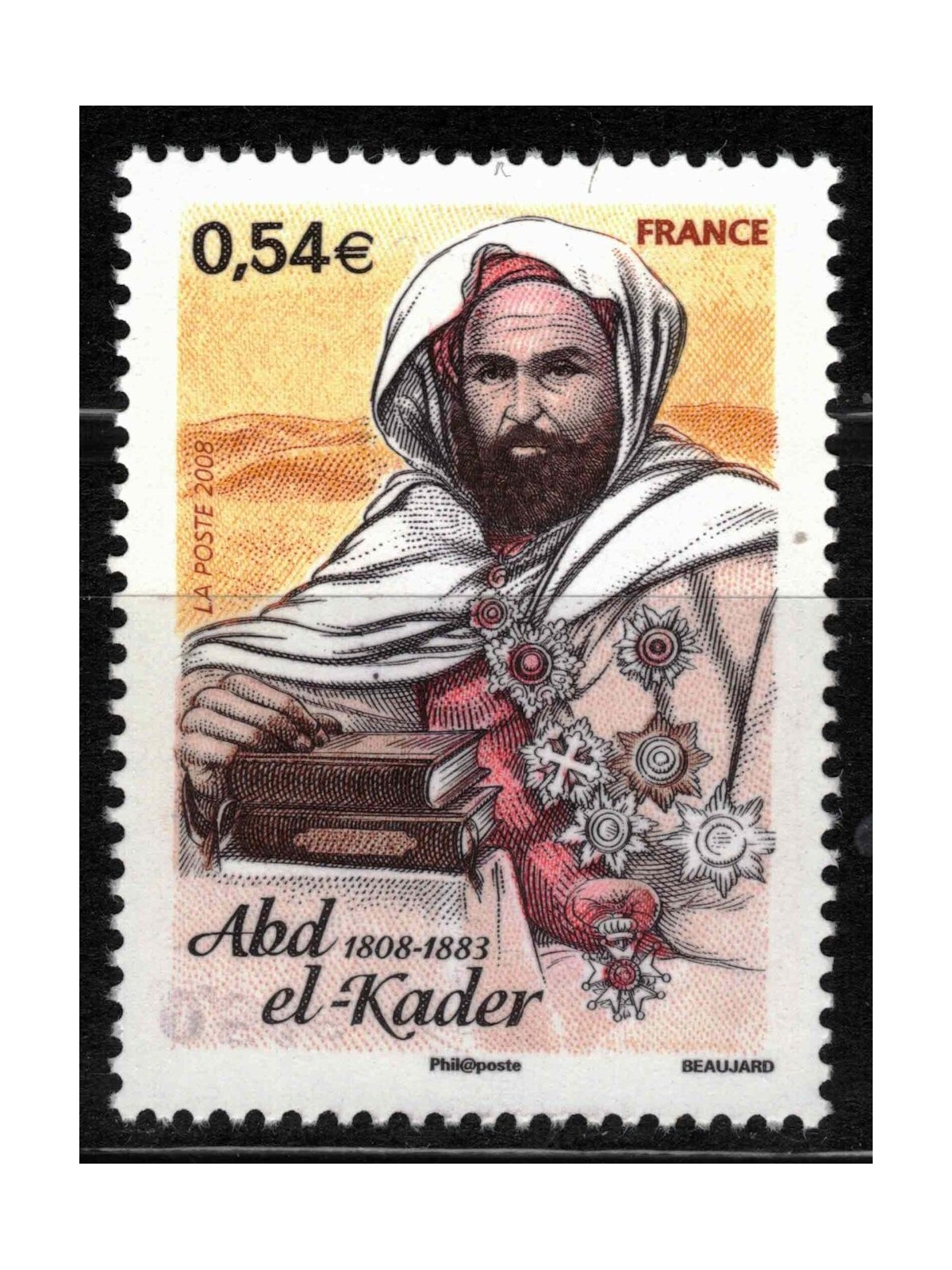 FRANCIA 2008 Abd el-Kader MNH**