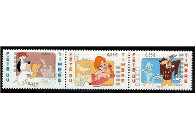FRANCE 2008 Stamp Day 3v MNH**