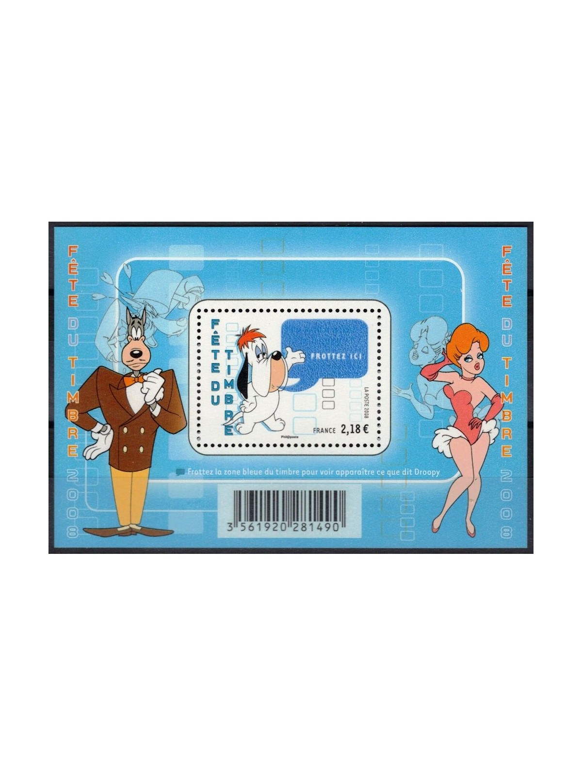 FRANCE 2008 Stamp Day s/s MNH**