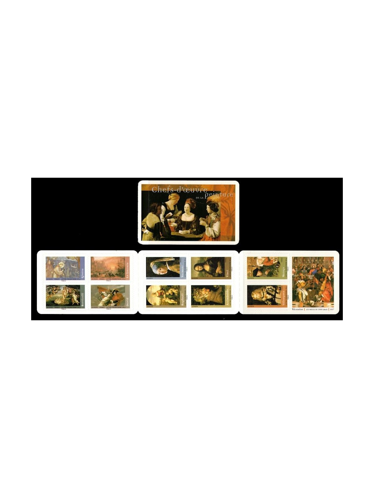 FRANCE 2008 Masters of Painting booklet MNH**
