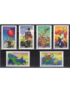 FRANCE 2005 Jules Verne 6v MNH**