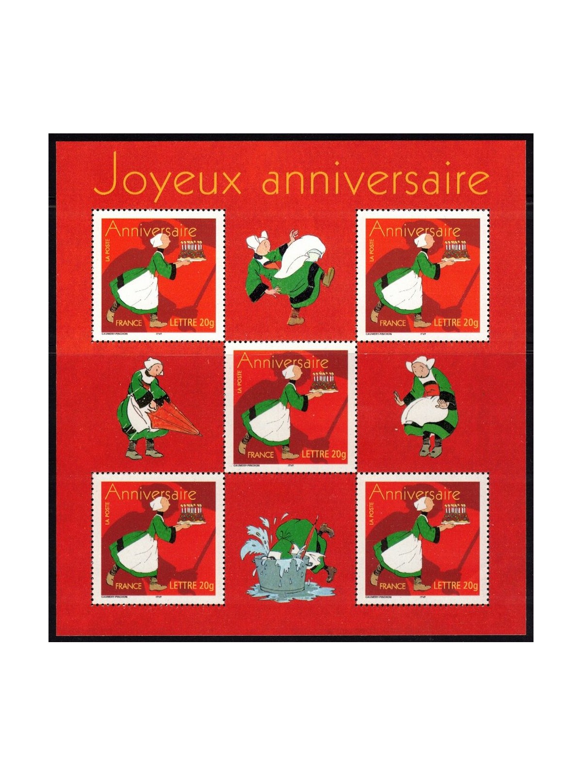 FRANCIA 2005 Francobollo per saluti BF MNH**