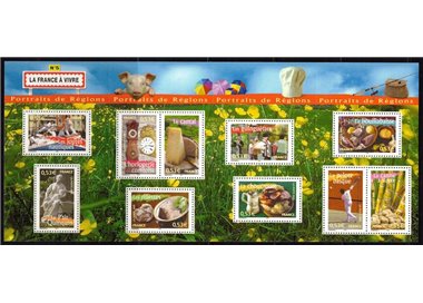 FRANCIA 2005 Regioni francesi (5ª serie) BF MNH**