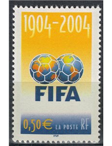 FRANCIA 2004 Centenario della FIFA MNH**