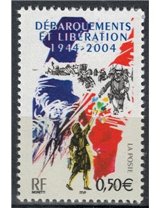 FRANCE 2004 D-Day (Normandy Landings) MNH**