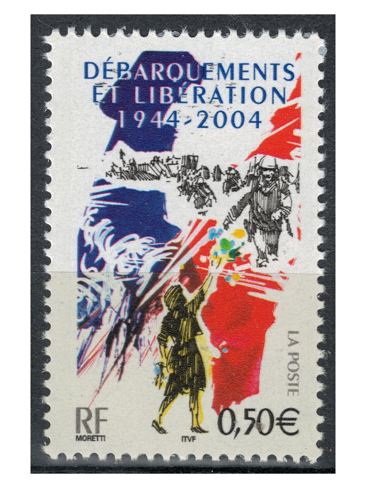 FRANCE 2004 D-Day (Normandy Landings) MNH**