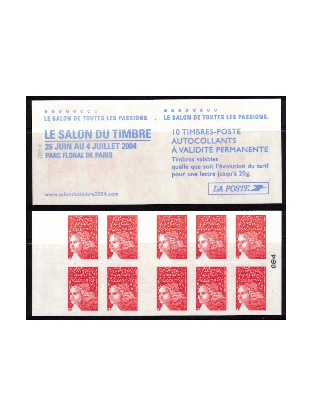 FRANCE 2004 Marianne of 14 July (3419-C15) booklet MNH**