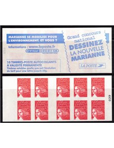 FRANCE 2004 Marianne of 14 July (3419-C13) booklet MNH**