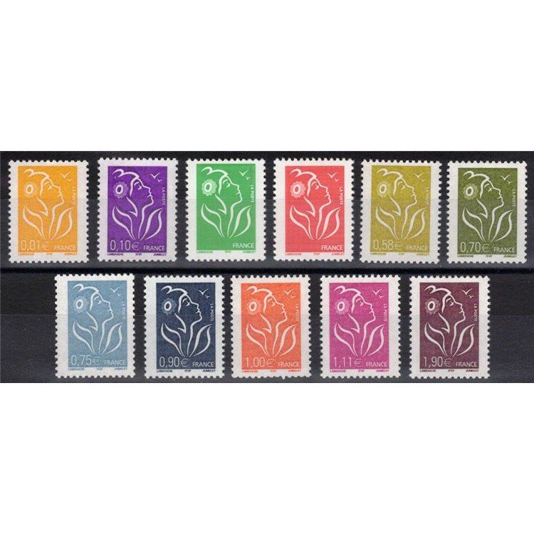 FRANCE 2005 Marianne of the French 11v MNH**