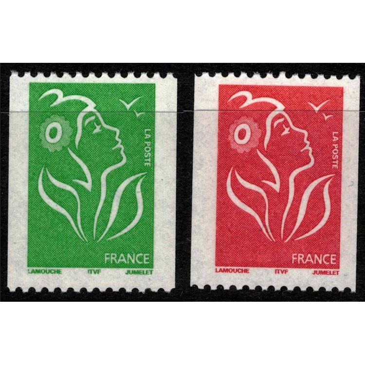 FRANCIA 2005 Marianna dei Francesi (da rotoli) 2v MNH**