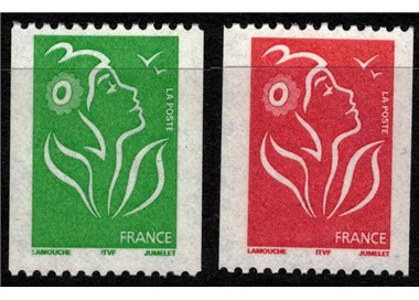 FRANCIA 2005 Marianna dei Francesi (da rotoli) 2v MNH**