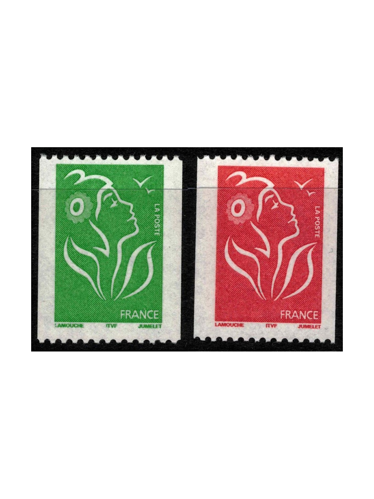 FRANCIA 2005 Marianna dei Francesi (da rotoli) 2v MNH**