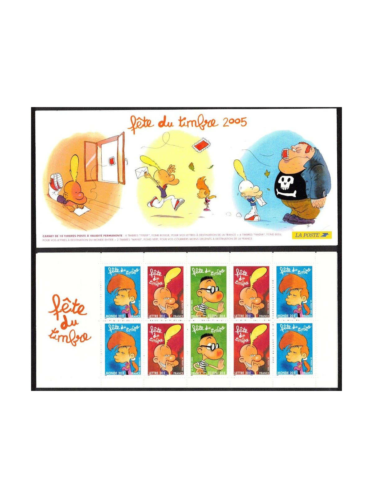 FRANCE 2005 Stamp Day booklet MNH**