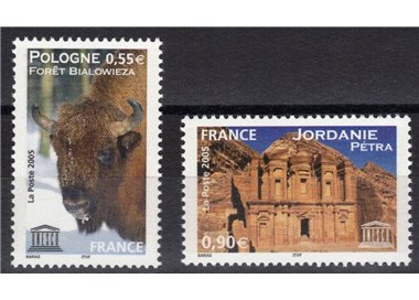 FRANCIA 2005 Francobolli di Servizio (UNESCO) 2v MNH**