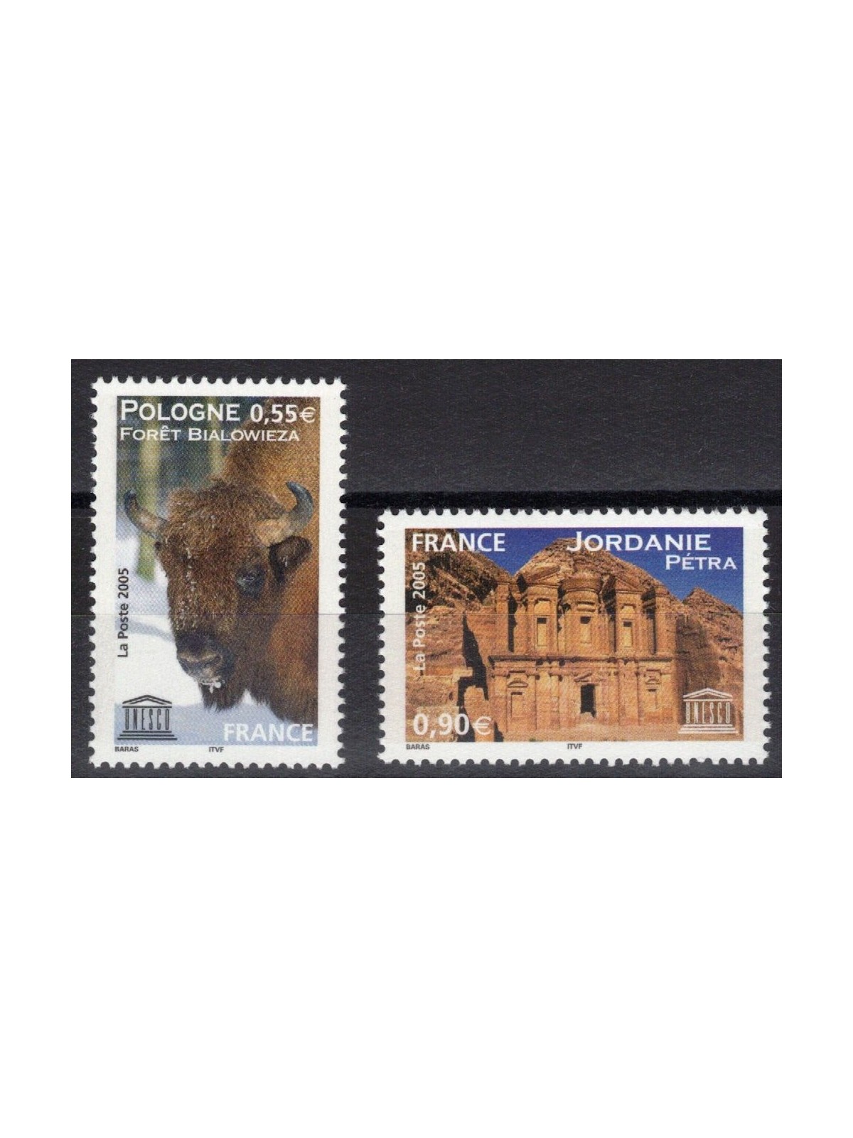 FRANCIA 2005 Francobolli di Servizio (UNESCO) 2v MNH**