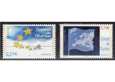 FRANCE 2005 Service (Council of Europe) 2v MNH**