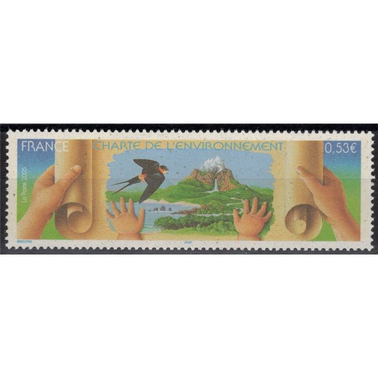 FRANCIA 2005 Carta dell'Ambiente MNH**