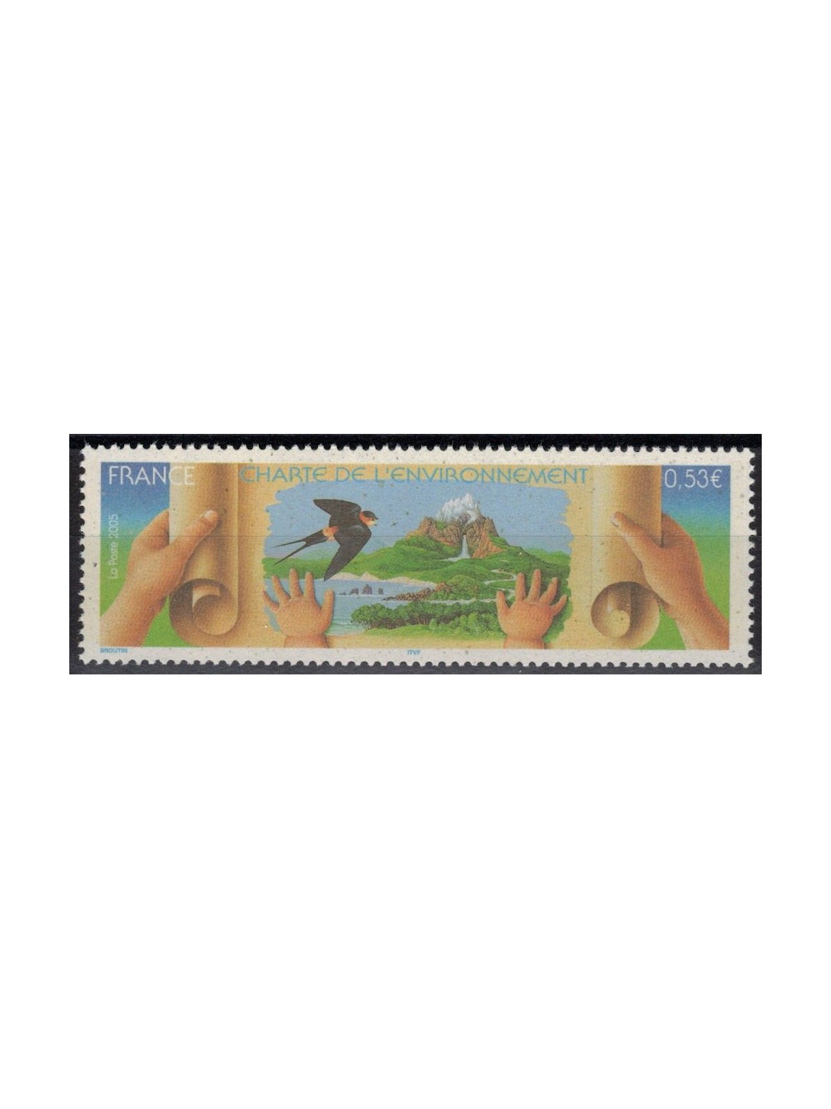 FRANCIA 2005 Carta dell'Ambiente MNH**