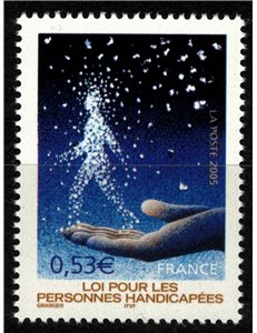 FRANCE 2005 Law for Persons with Disabilities MNH**