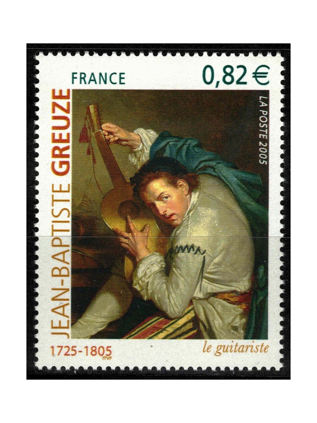 FRANCIA 2005 Arte (Jean-Baptiste Greuze) MNH**