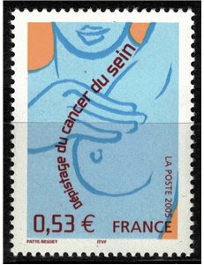 FRANCE 2005 Fight against cancer MNH**