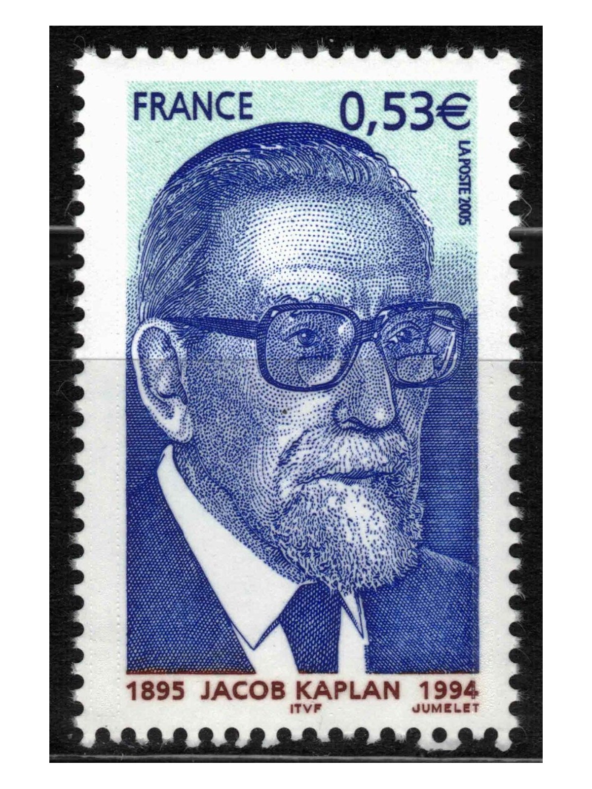 FRANCE 2005 Homage to Jacob Kaplan MNH**