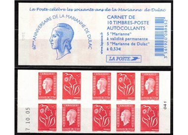 FRANCIA 2005 Marianna di Dulac LB MNH**