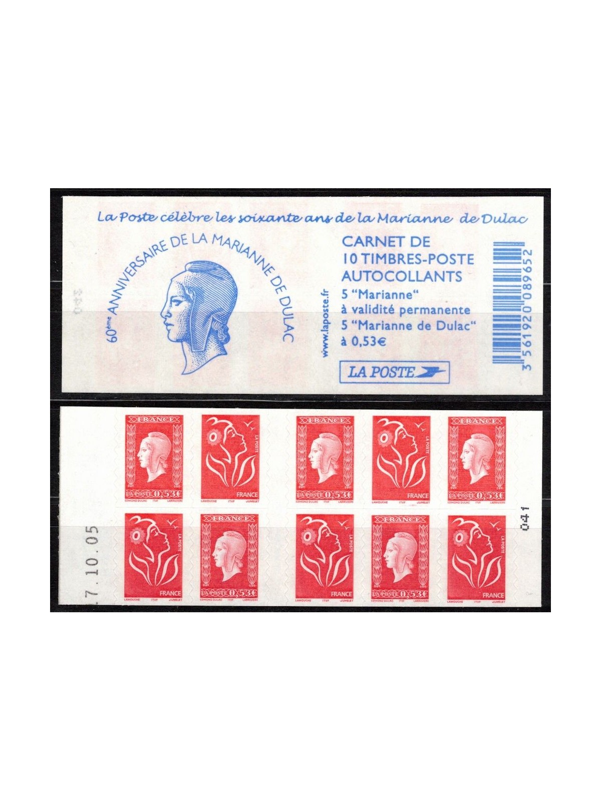 FRANCE 2005 Marianna of Dulac booklet MNH**