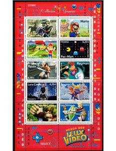 FRANCIA 2005 Collezione giovane (Eroi dei videogiochi) BF MNH**